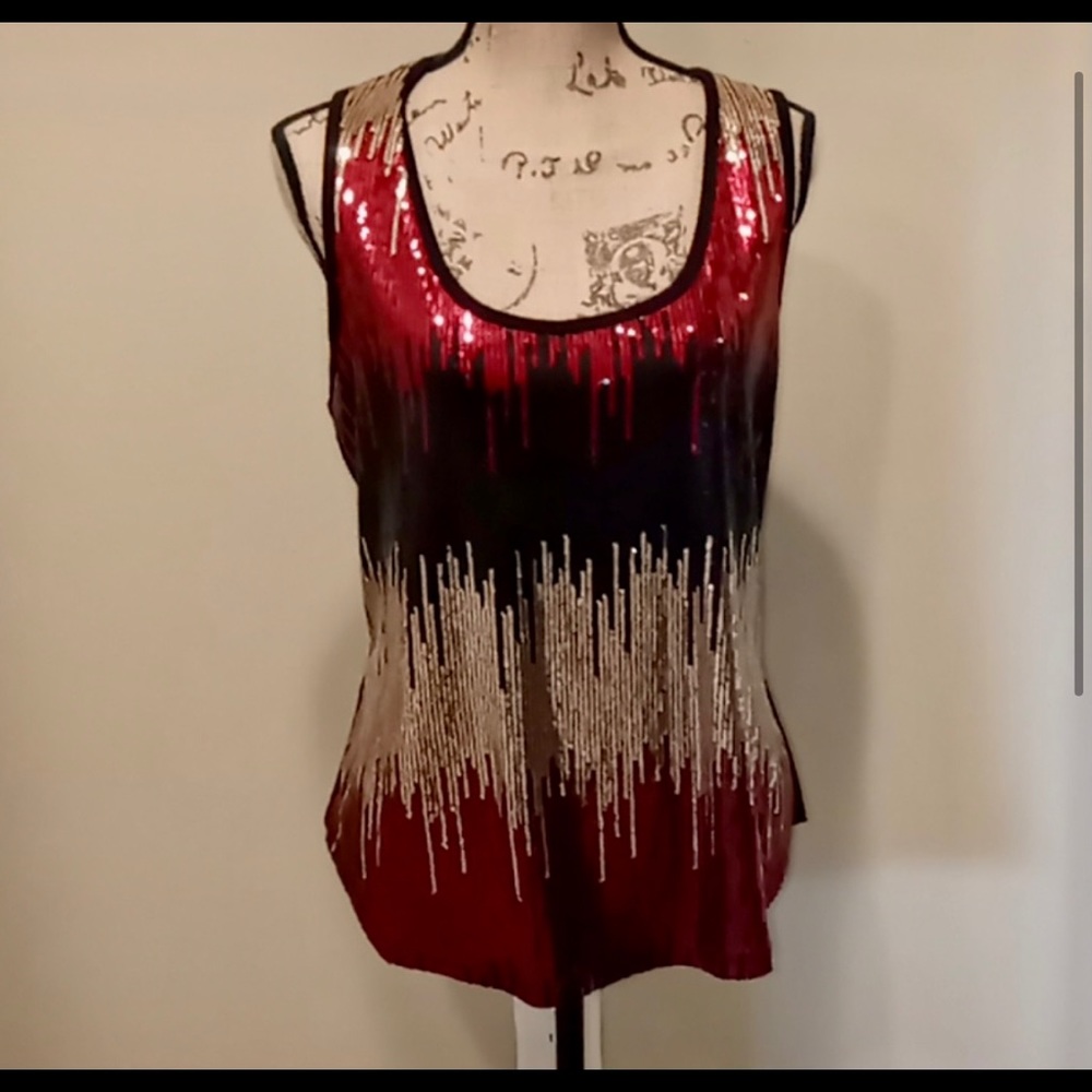 Like new/ never worn sequence top large/ xl